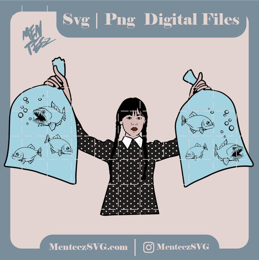 Diseño SVG para Cricut - Wednesday Svg, Merlina Addams Halloween Svg, Poison Svg, Cricut, I Hate People Svg, pirañas, only i can annoy my brother - MenteczSVG