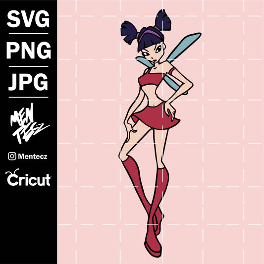 Diseño SVG para Cricut - Winx Club svg, Clipart png jpg eps and Ai cricuy, clipart - MenteczSVG