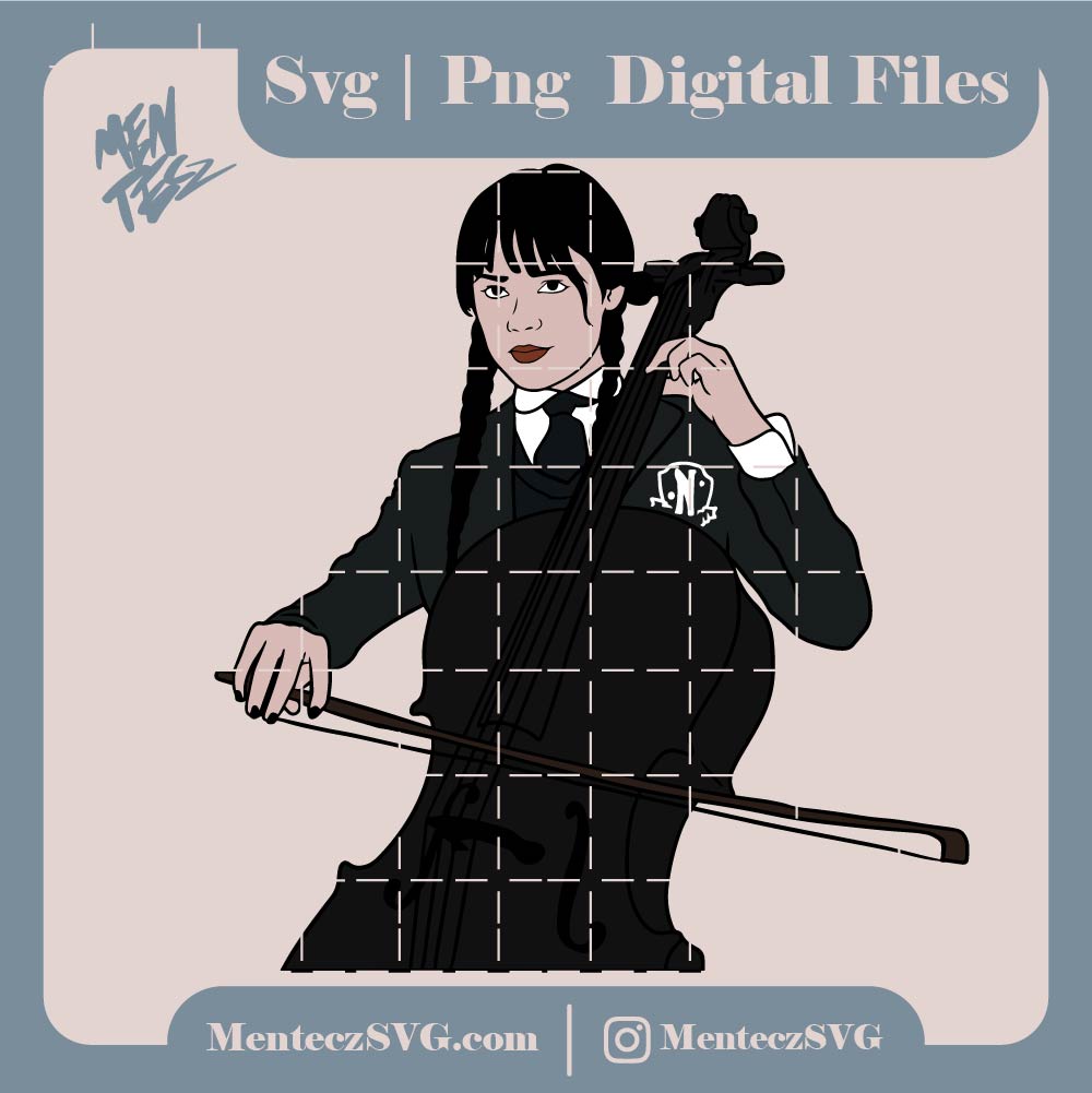 Wednesday Svg, Merlina Addams Halloween Svg, Poison Svg, Cricut, I Hate People Svg, violin svg