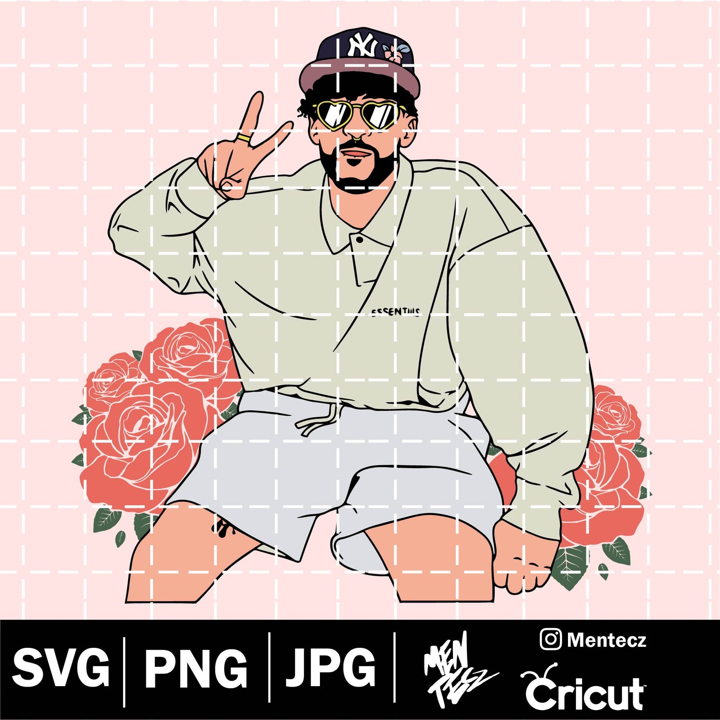Un verano sin ti svg, bad bunny svg, album nuevo, tour, badbunny svg, summer