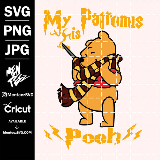 Diseño SVG para Cricut - Winnie The Pooh Harry Potter SVG Designs / Pooh svg png for cricut / - MenteczSVG