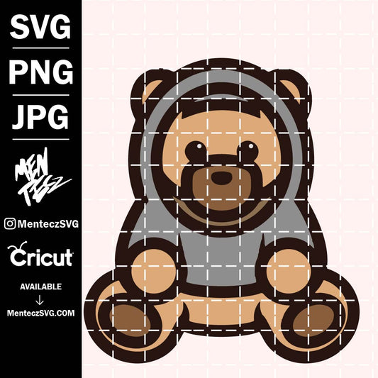Diseño SVG para Cricut - Ozuna oso svg, png y jpg - MenteczSVG