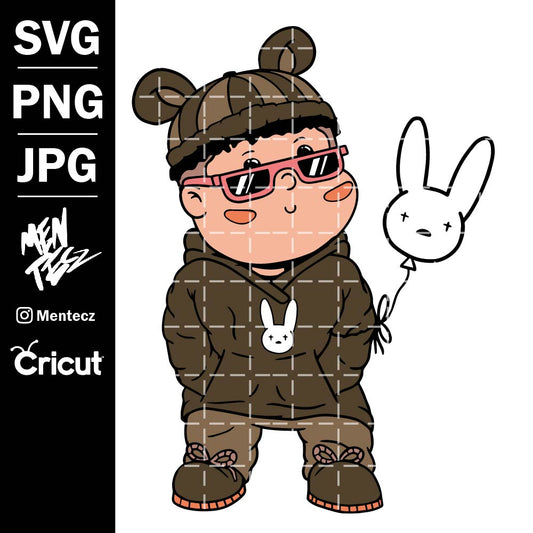 Diseño SVG para Cricut - Un verano sin ti svg, Baby benito svg, balloon Bad Bunny - MenteczSVG