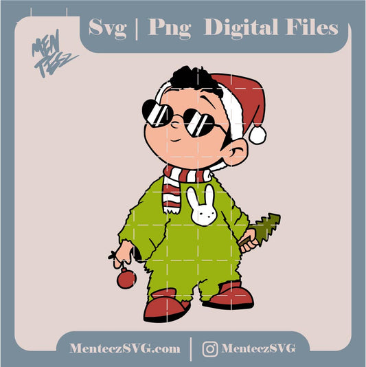Diseño SVG para Cricut - Baby benito Grinch svg, Un verano sin ti svg, baby benito svg, Bad Bunny heart svg, Png & Jpg, summer, Bad Bunny Christmas svg - MenteczSVG