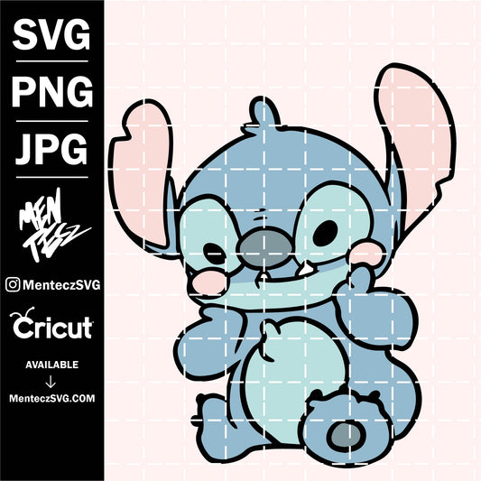 Diseño SVG para Cricut - Stitch Cute svg, lilo and Stitch svg, lindo , stitch , cup svg , Disney - MenteczSVG