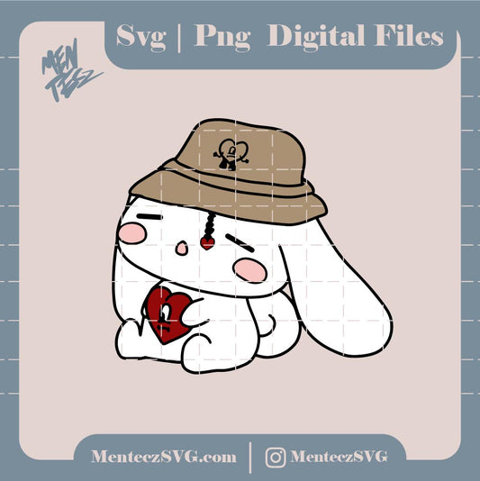 Diseño SVG para Cricut - Friends Hello Kitty Bad bunny Svg, png, jpg, Hello kitty, cow hello kitty svg, Hello Kitty un verano sin ti - MenteczSVG