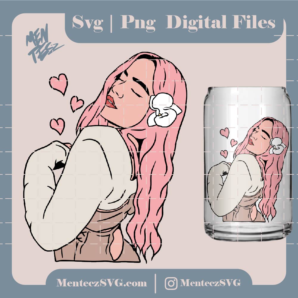 Karol G Pink SVG | Mañana Será Bonito SVG, High Quality PNG, lover karol g svg