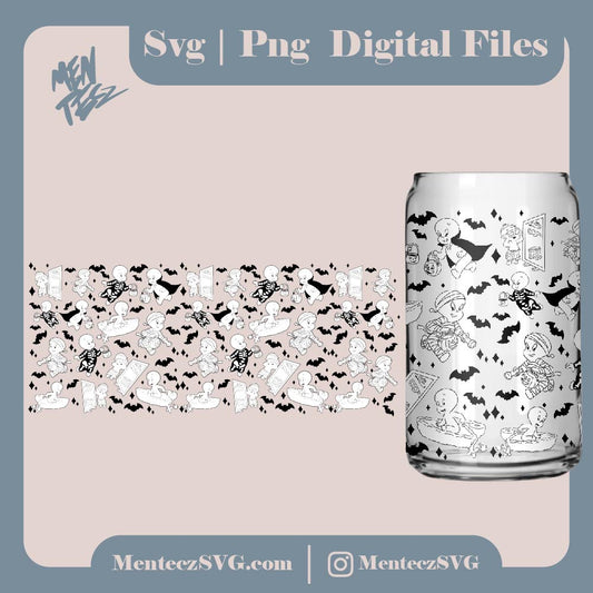 Diseño SVG para Cricut - Casper Libbey SVG, png and jpg, casparin SVG, PNG, Blanco y negro - MenteczSVG