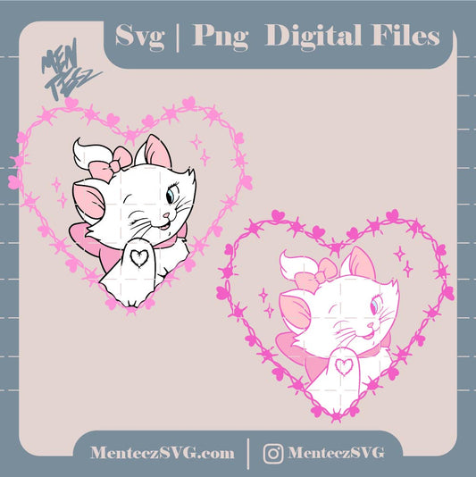 Diseño SVG para Cricut - The Aristocats karol g svg, Marie, Berlioz, Toulouse svg png jpg - MenteczSVG