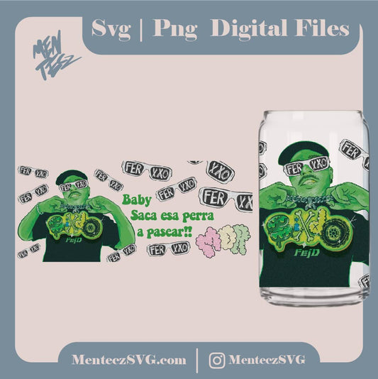 Diseño SVG para Cricut - Ferxxo 12oz Libbey Wrap PNG, 12oz Libbey Wrap PNG - MenteczSVG