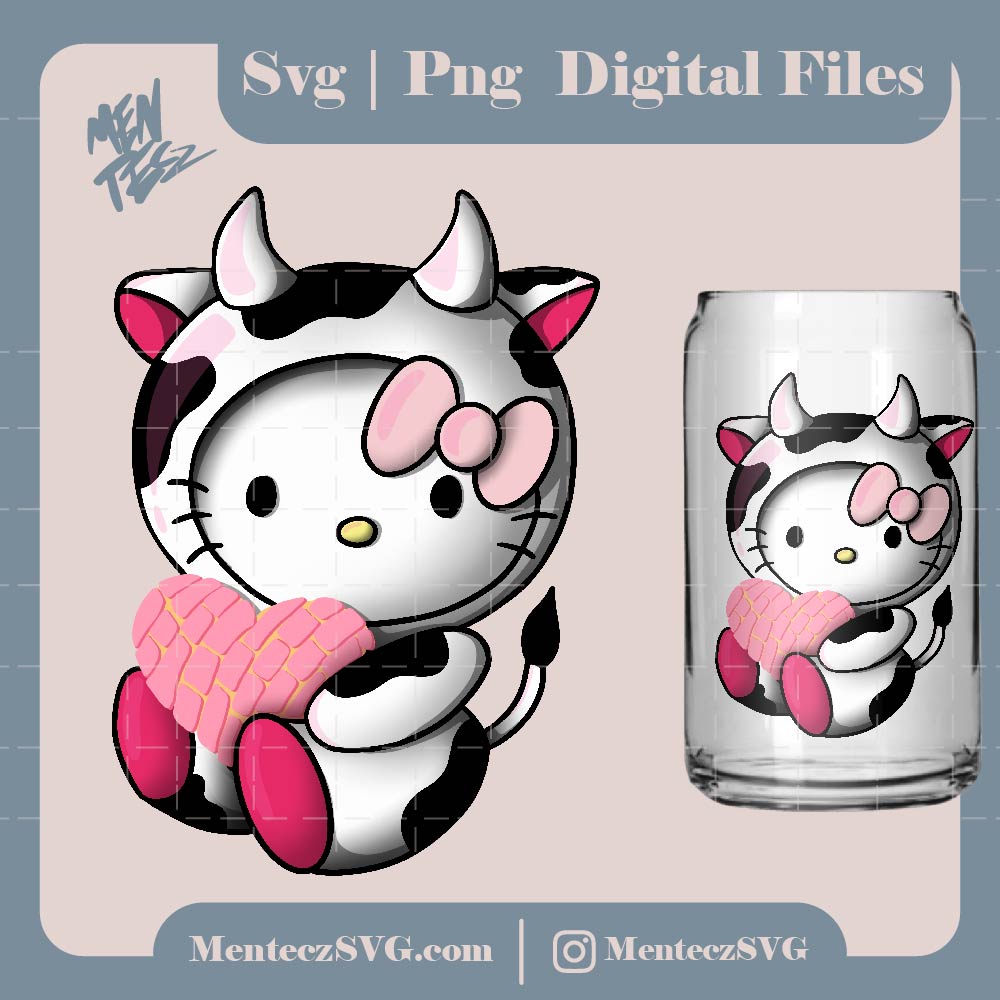 Hello Kitty cow Png, Hello kitty vaca