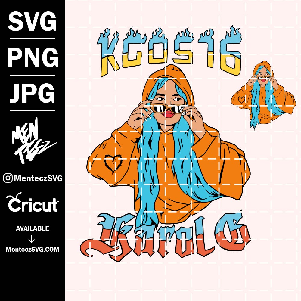 Karol G SVG, png & JPG, Bichota svg, vaquera svg, anahi svg, Tusa, Mamii, digital download only