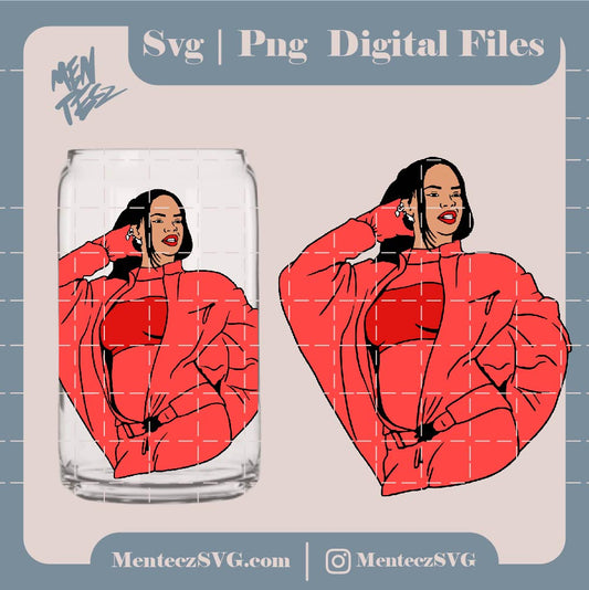 Diseño SVG para Cricut - Rihanna Concert Interrupted By A Football Game Weird But Whatever SVG, Rihanna Supper Bowl - MenteczSVG