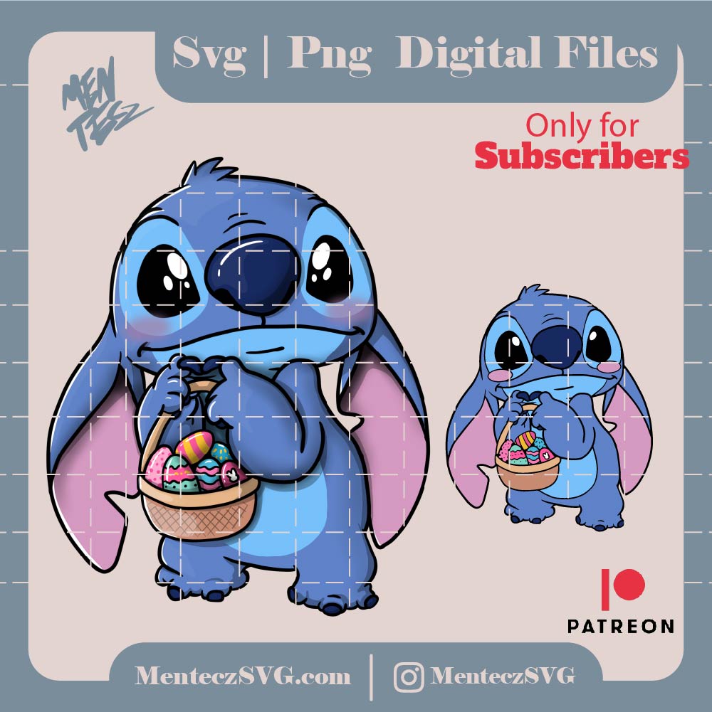 Stitch Easter svg, Lilo svg, Stitch svg, Angel svg, evil svg,Easter stitch svg