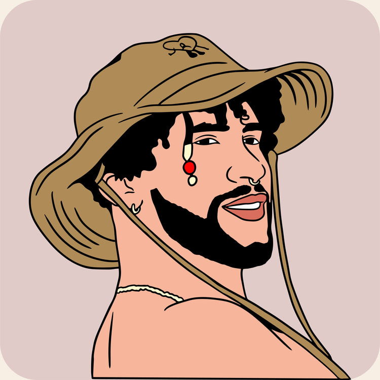 bad bunny svg, un verano sin ti svg