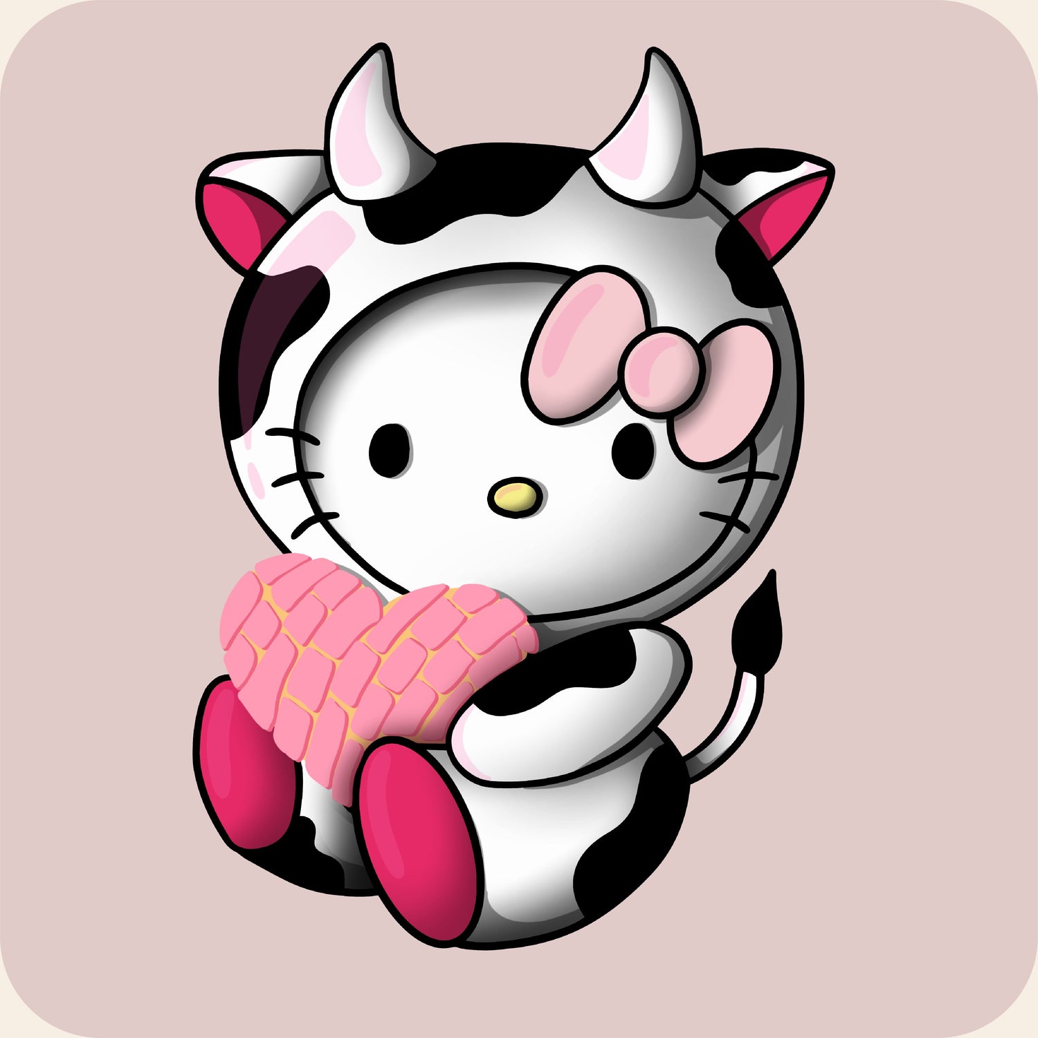 hello kitty cow svg