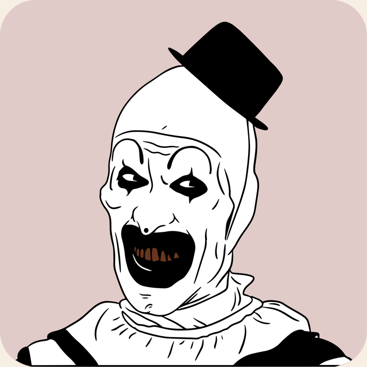 terrifier svg, halloween svg, 