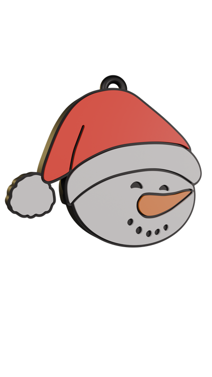 Christmas keychain that doubles as a can opener(STL file) | Christmas-themed 3D print, Santa Claus keychain, digital download for the holiday season (STL and 3MF files)