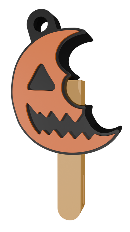 Halloween keychain that doubles as a can opener (STL file) | Spooky 3D print, gothic keychain, Halloween digital download (STL and 3MF files)
