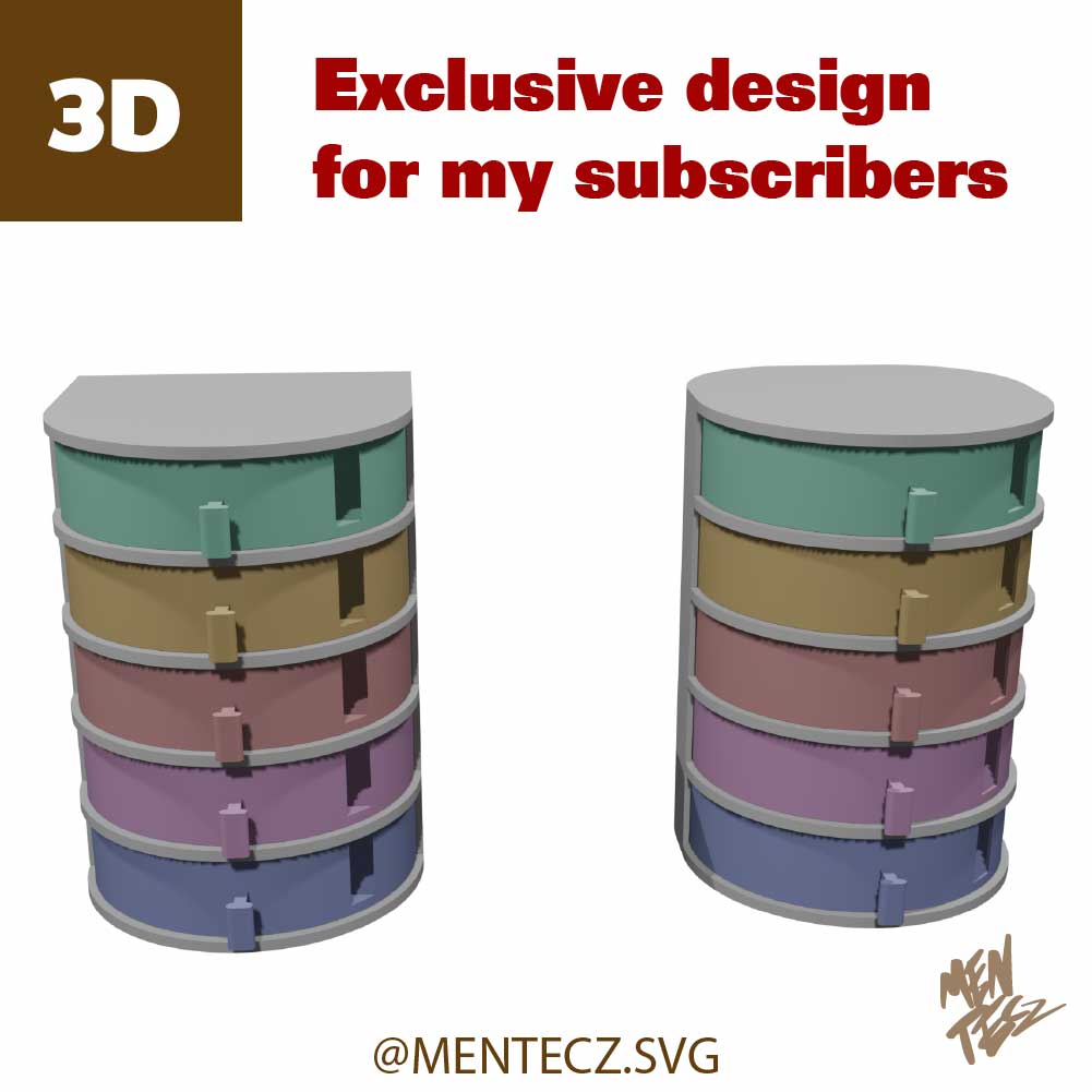 Foamy tape organizer, exclusive design for my subscription