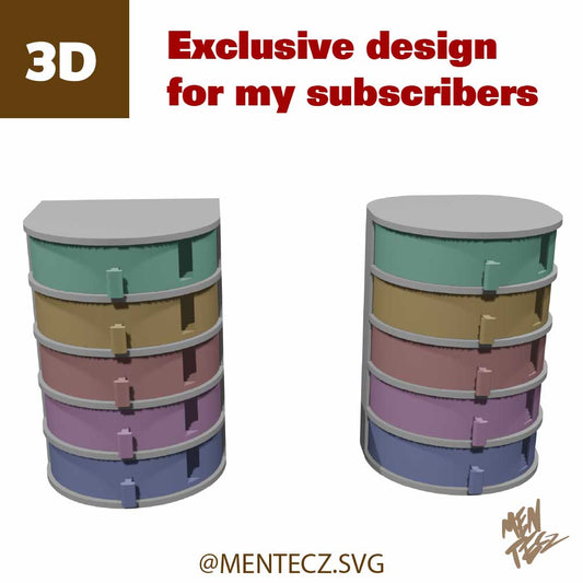Foamy tape organizer, exclusive design for my subscription