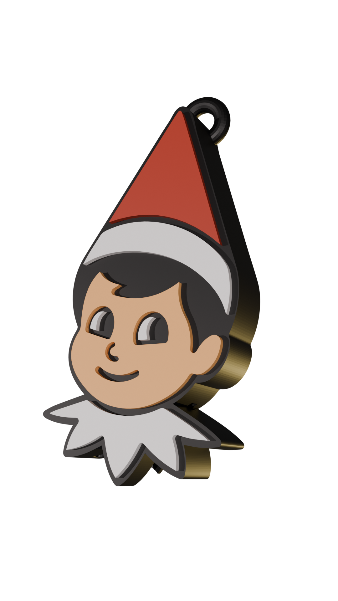 Christmas keychain that doubles as a can opener(STL file) | Christmas-themed 3D print, Santa Claus keychain, digital download for the holiday season (STL and 3MF files)
