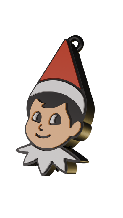Christmas keychain that doubles as a can opener(STL file) | Christmas-themed 3D print, Santa Claus keychain, digital download for the holiday season (STL and 3MF files)