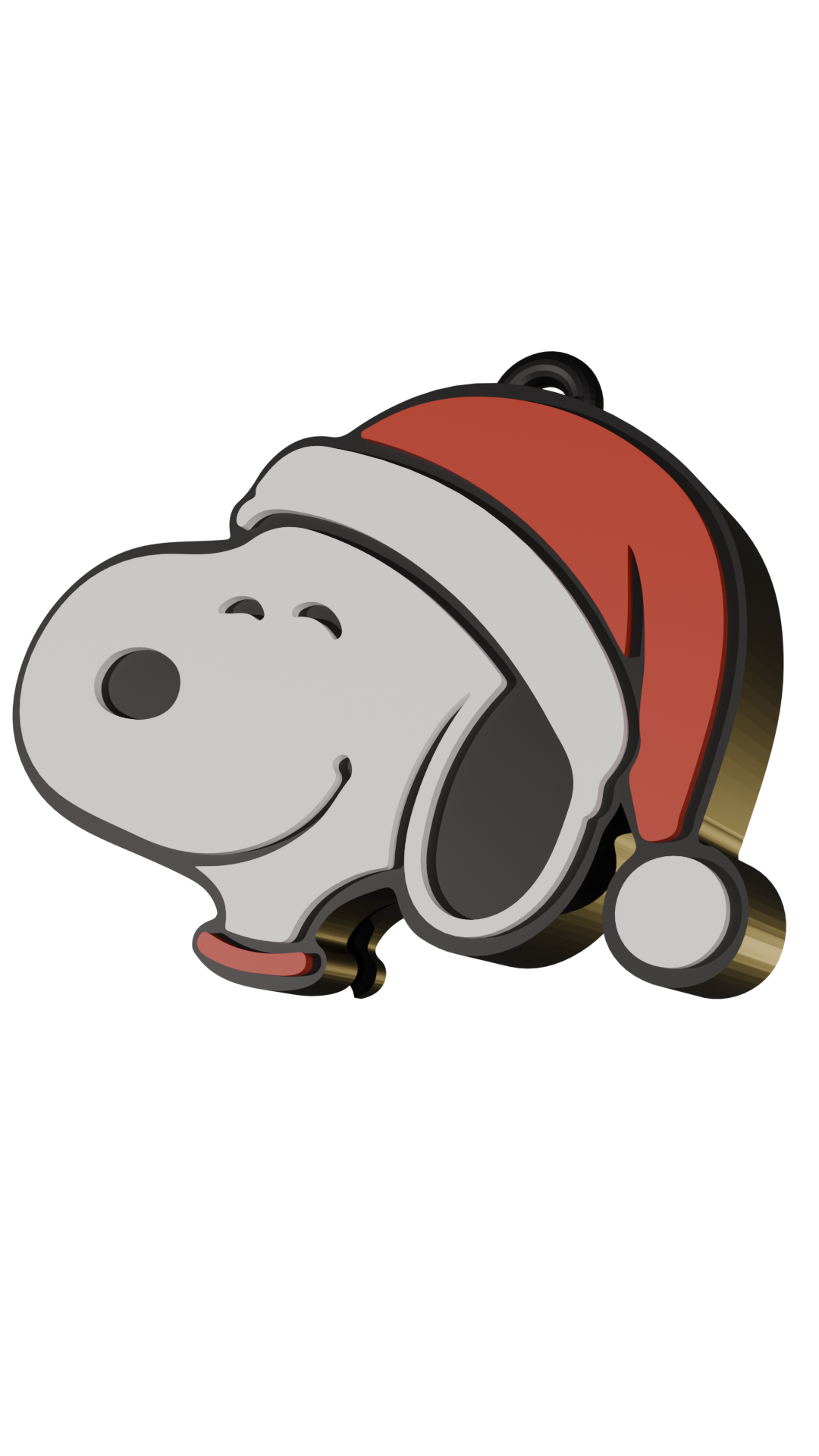 Christmas keychain that doubles as a can opener(STL file) | Christmas-themed 3D print, Santa Claus keychain, digital download for the holiday season (STL and 3MF files)