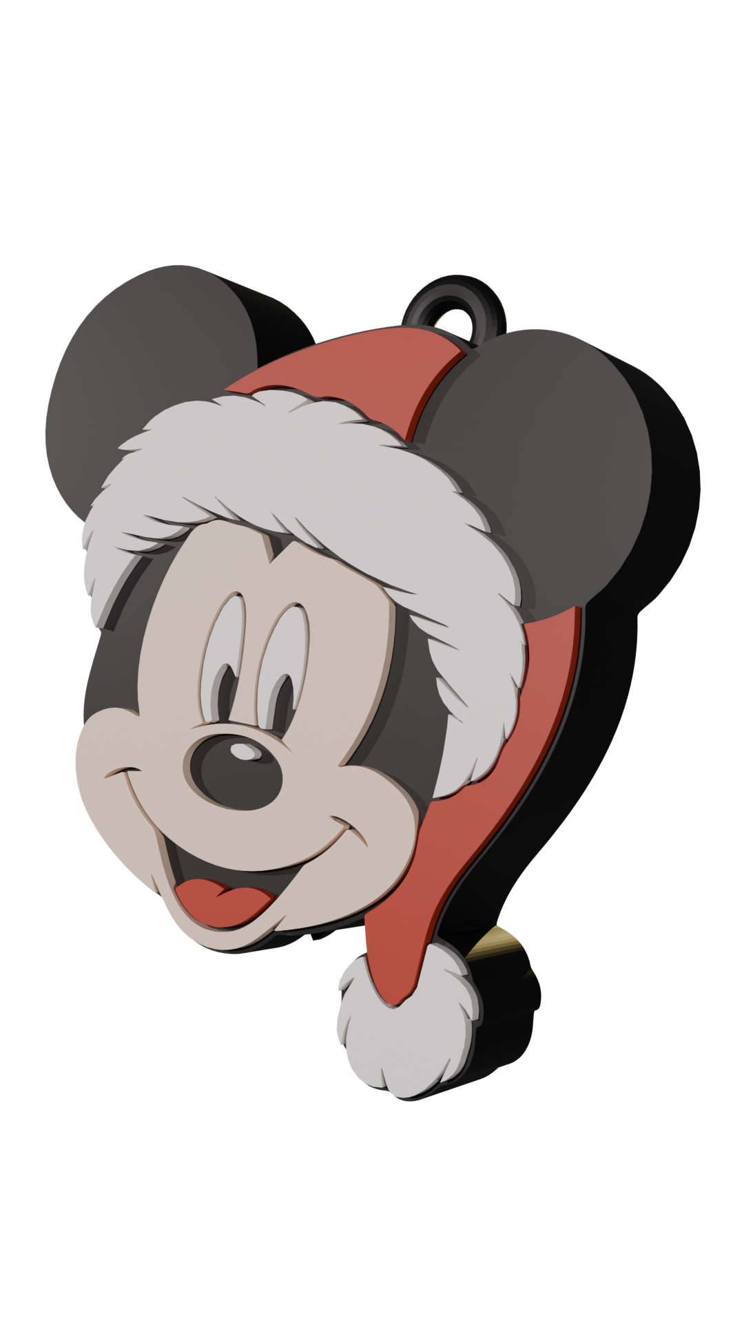 Christmas keychain that doubles as a can opener(STL file) | Christmas-themed 3D print, Santa Claus keychain, digital download for the holiday season (STL and 3MF files)