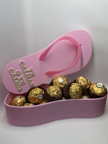 Mother's Day Sandal Gift Box STL - 3D Print File - High Heel Shoe Box 3MF