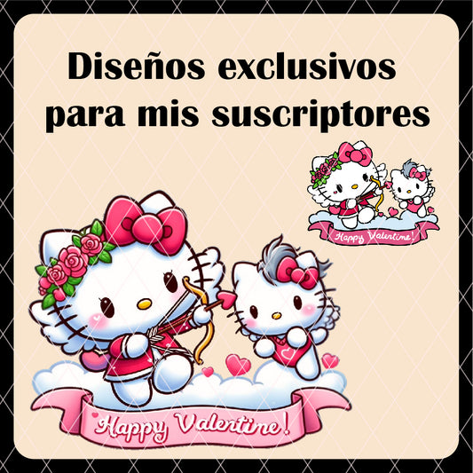 Exclusive design for my subscribers, Cupid Kitty png, Hello Cat Cupid SVG, Cupid SVG, Love SVG, PNG File