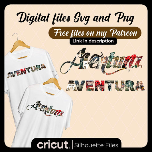 Diseño SVG para Cricut - Aventura png, albums de aventura png, for cricut and cameo, un beso, K.O.B. Live, We Broke the Rules - MenteczSVG