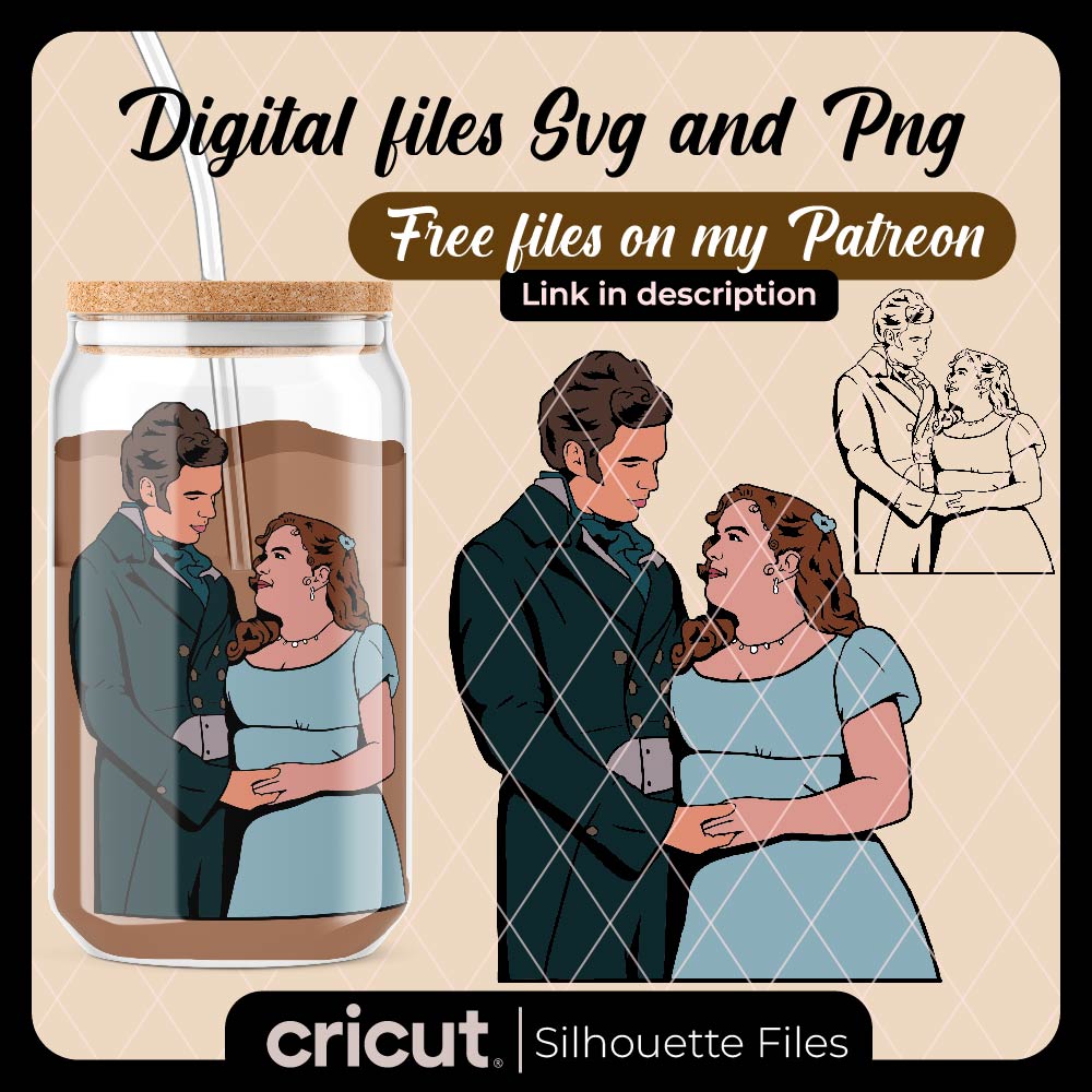 Penelope Svg Bridgerton svg, Colin and Penelope svg, perfect for cricut and cameo ...