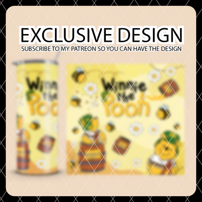 Winnie the pooh chavo svg, wrap, el chavo svg, for libbey, tshirt, tumbler 20oz and 40oz, perfect for cricut and cameo