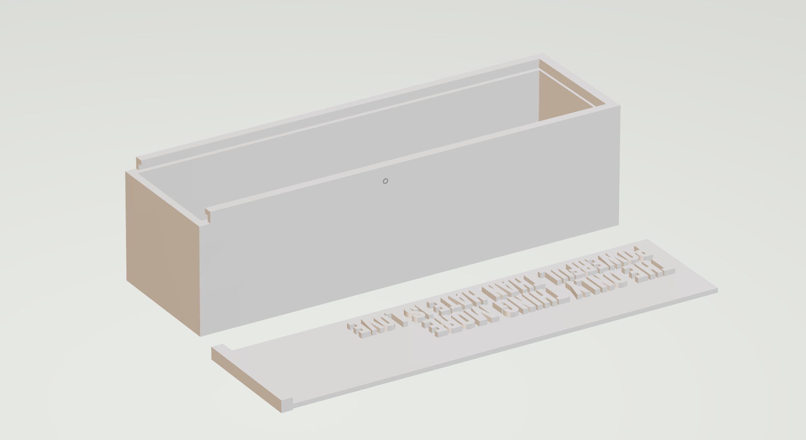 Caja de Dominos Bad bunny 3D, the only thing more powerful than hate is love, 3mf