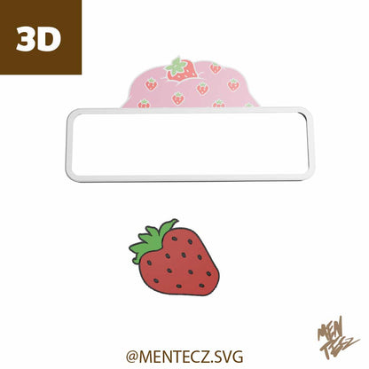 Cute Cartoon Screen Bezel for Bambu Lab P1P / P1S , P2S – Multicolor 3MF File – Display Frame Mod for 3D Printer