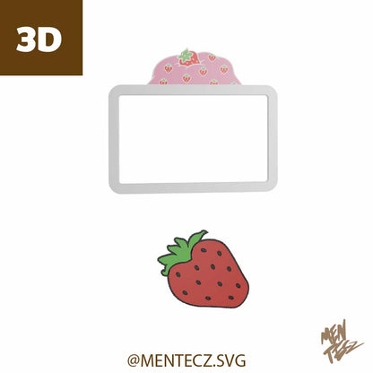 Cute Cartoon Screen Bezel for Bambu Lab P1P / P1S , P2S – Multicolor 3MF File – Display Frame Mod for 3D Printer