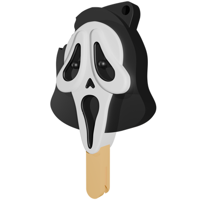 Halloween keychain that doubles as a can opener (STL file) | Spooky 3D print, gothic keychain, Halloween digital download (STL and 3MF files)