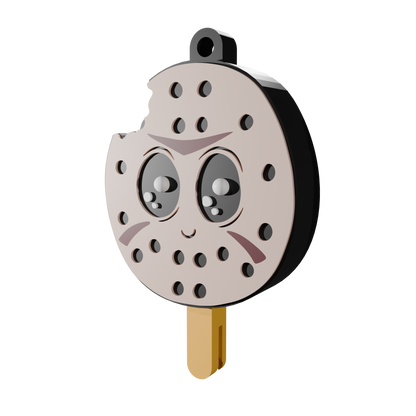 Halloween keychain that doubles as a can opener (STL file) | Spooky 3D print, gothic keychain, Halloween digital download (STL and 3MF files)