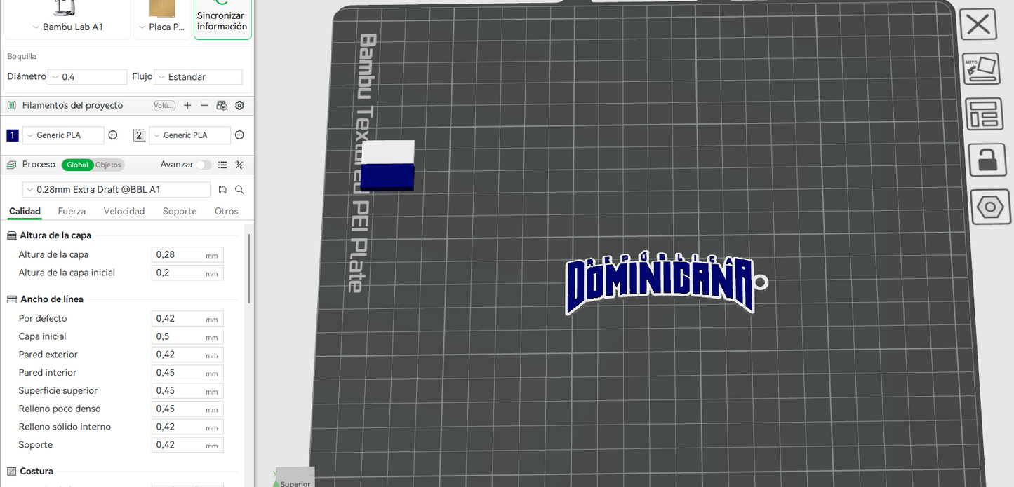 Dominicana MLB World Baseball Classic Logo – 3D Print Model (3MF File) – 3D Printable Design