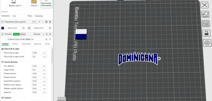 Dominicana MLB World Baseball Classic Logo – 3D Print Model (3MF File) – 3D Printable Design