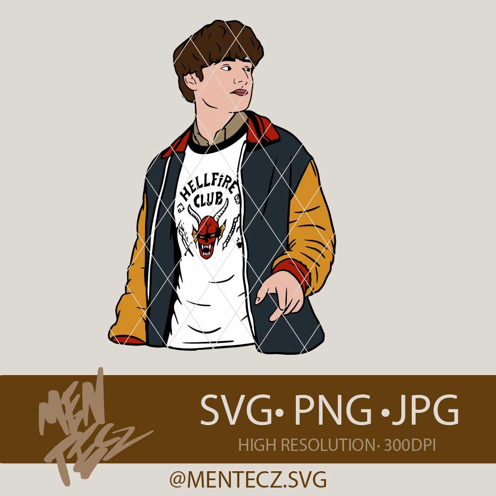 Stranger Things Characters SVG – Eleven, Demogorgon, 80s Retro SVG Bundle for Cricut & Silhouette