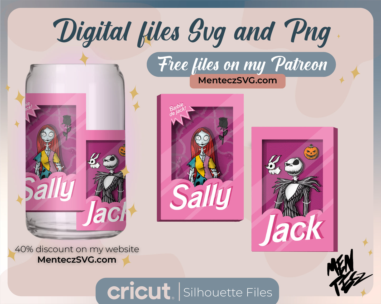 Barbie Jack and Sally PNG, design de barbie png , sally png, jack png, el estraño mundo de jack png