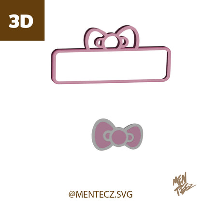Cute Cartoon Screen Bezel for Bambu Lab P1P / P1S , P2S – Multicolor 3MF File – Display Frame Mod for 3D Printer