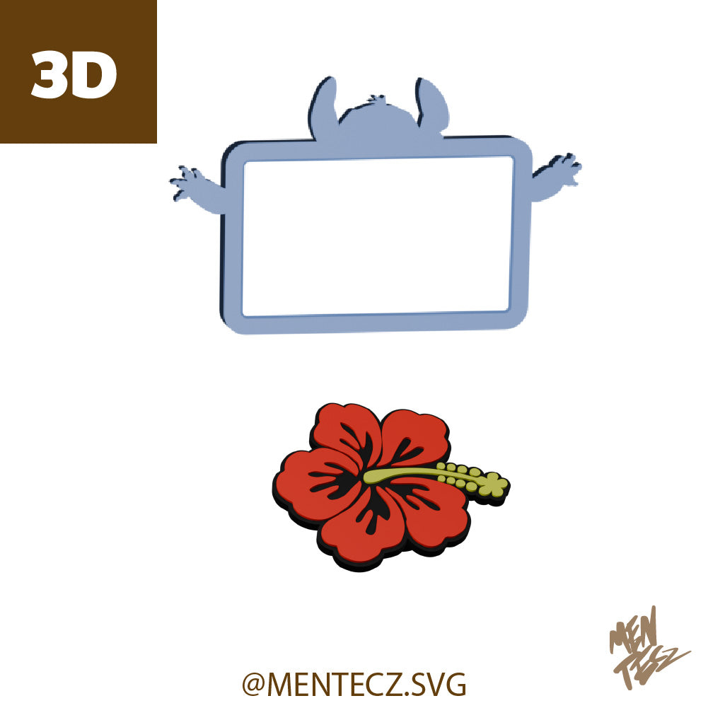 Cute Cartoon Screen Bezel for Bambu Lab P1P / P1S , P2S – Multicolor 3MF File – Display Frame Mod for 3D Printer