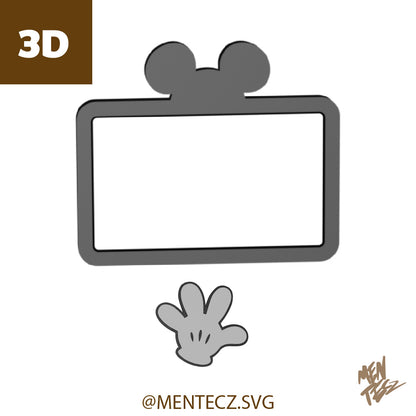 Cute Cartoon Screen Bezel for Bambu Lab P1P / P1S , P2S – Multicolor 3MF File – Display Frame Mod for 3D Printer