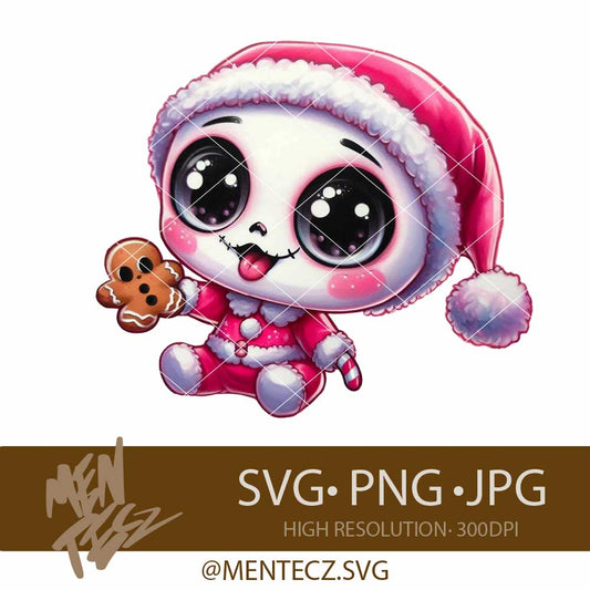 Christmas jack png, baby jack skellington png, christmas png