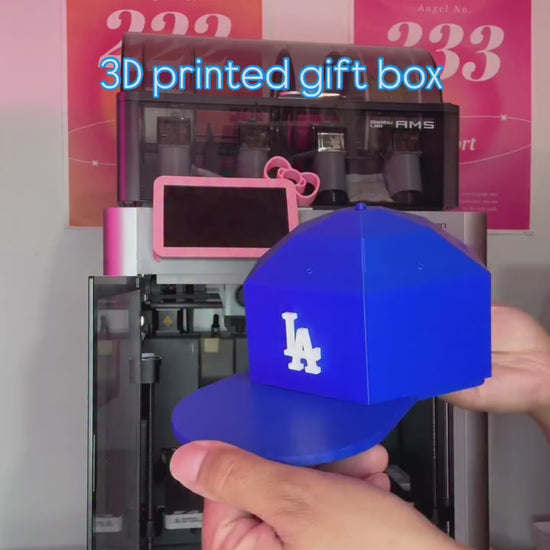 Baseball Cap Low-Poly Storage Box Pack - 3D Printable .3MF Files - Comprar en MenteczSVG
