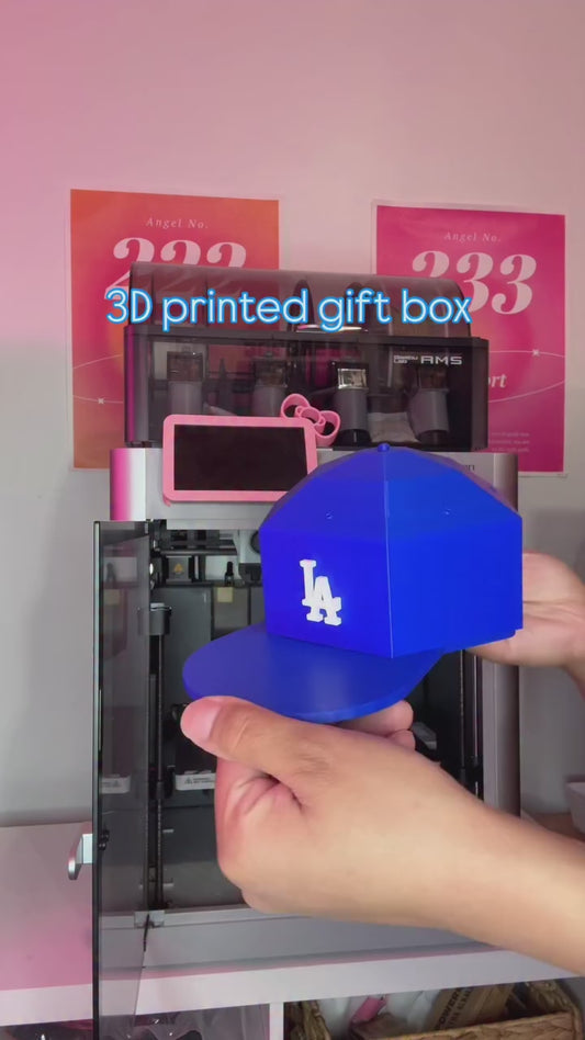 Baseball Cap Low-Poly Storage Box Pack - 3D Printable .3MF Files