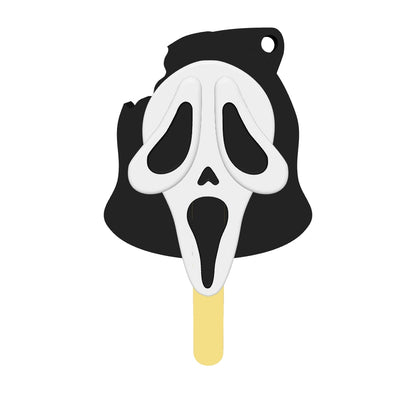 Horror Ghost llavero STL File | Spooky 3D Print, Gothic Keychain , Halloween Digital Download STL and 3MF